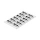 Molde Silicone Amendoim + Cortante Silikomart