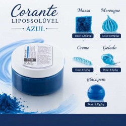 Corante Lipossolúvel Azul 20g
