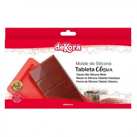 Molde Silicone Tablete Chocolate