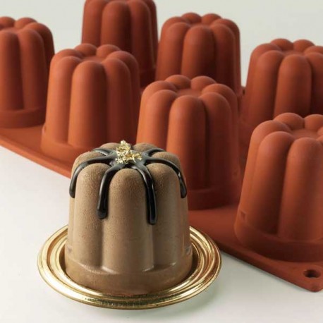 Molde Silicone Mini Pudim Bavarese