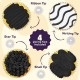 Royal Icing Preto Pronto a usar + 4 boquilhas 