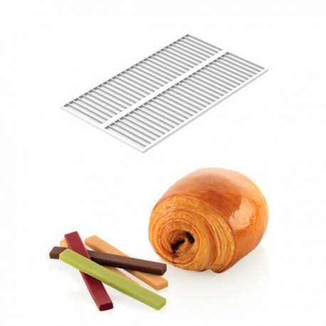 Molde Silicone Retangulo 3 Chocolate Silikomart
