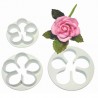 Cortantes Petalas de Rosa Cj.3 PME