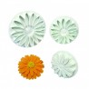 Cortantes Flores Gerbera/Girasol/Margarida Cj.3 PME