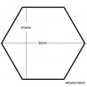 Forma Bolos Hexagono Nº1
