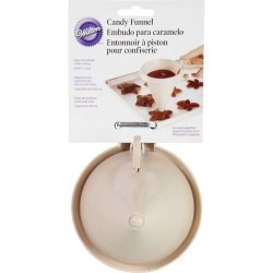 Wilton-Funil de plástico para chocolate