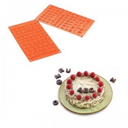 Molde Silicone Bombons Letras