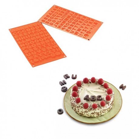 Molde Silicone Bombons Letras