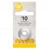 Boquilhas Lisas da Wilton Nº10