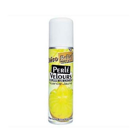 Spray Veludo Manteiga de Cacau Amarelo