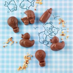 Molde Silicone Bombons Bebe